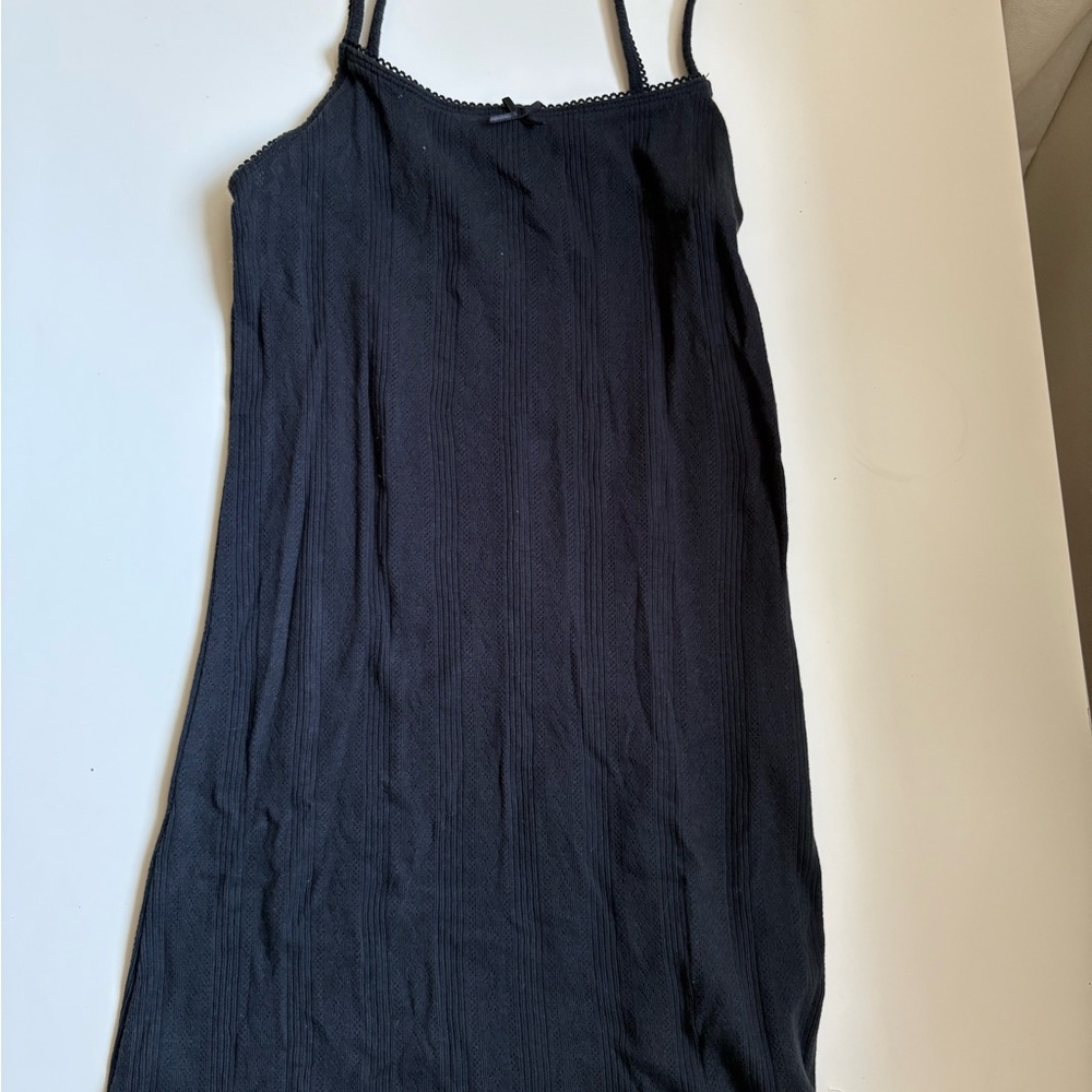 Urban Outfitters Black Textured Tank Top